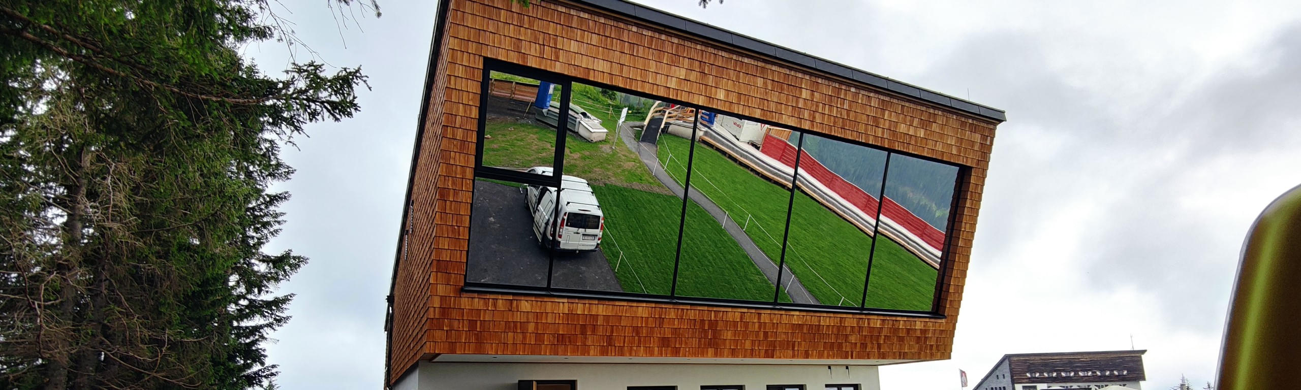 Haus außen Spiegel